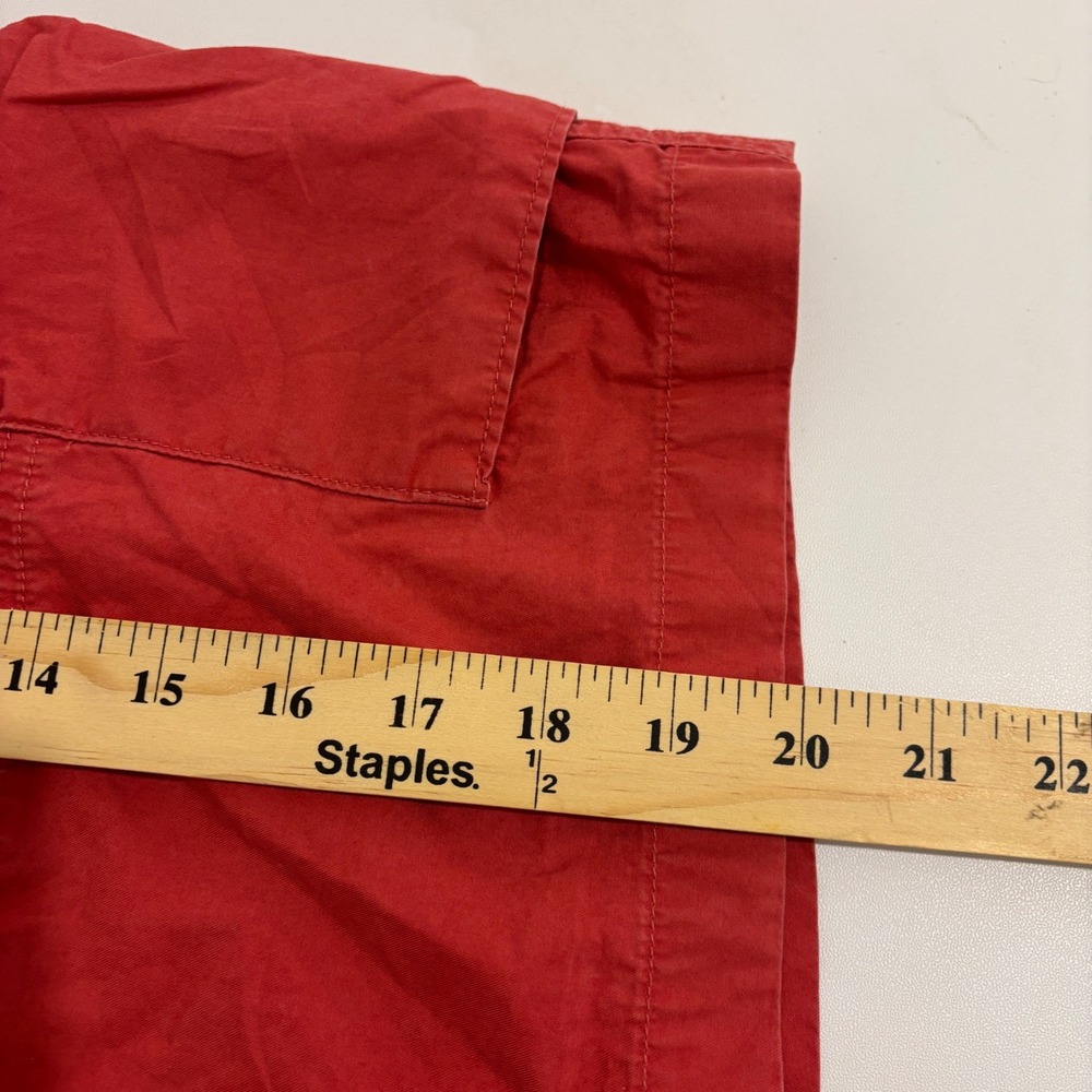 Polo Ralph Lauren Cargo Shorts Mens Size 36 Red Pockets Longer Inseam 10 inches - Picture 6 of 10